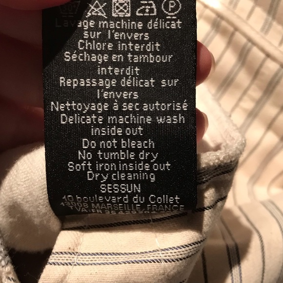 NWT Sessùn Rocco Corduroy Trouser Pants in Fleur De Sel Size 38 - fits like US 4 - Picture 13 of 14